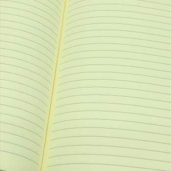 Buch handgebunden innen Seiten weiß Lesebändchen liniert